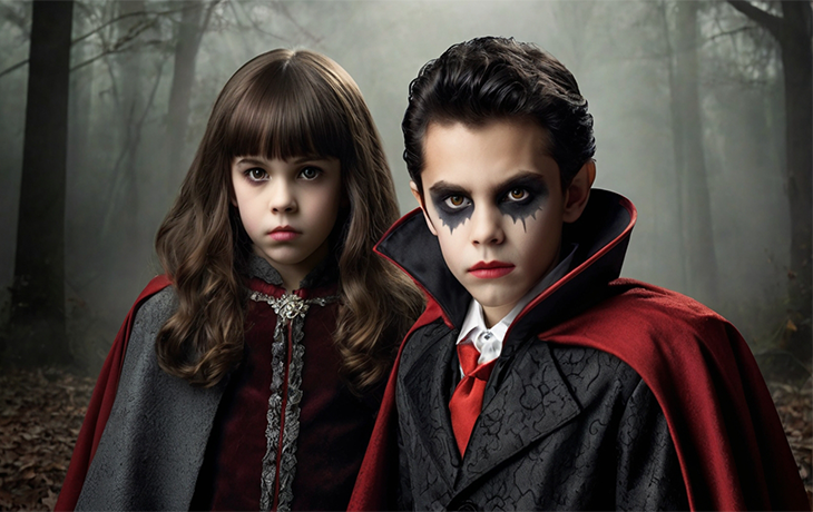 Vampire and Warewolf’s Look For Halloween